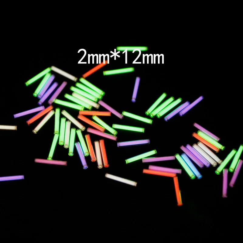 

2mm*12mm DIY Tritium Gas Tube Automatic Light 25 Years Tritium Keychain Key Ring Fluorescent Tube Lifesaving Emergency Lights