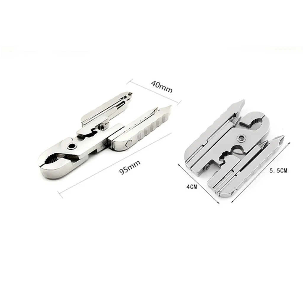 1pcs Outdoor Mini Portable Folding Multi Tool Plier Hand Pliers Multifunctional Pocket Hiking Camping Tools#p4 | Спорт и развлечения