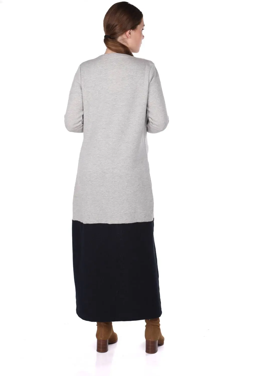 

Sequin Embroidered Open Front Long Cardigan