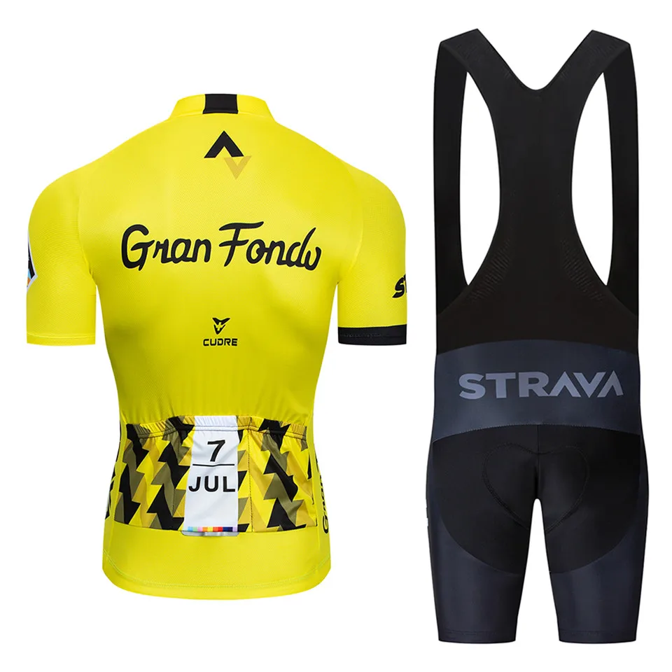 Pro Team STRAVA Велоспорт Джерси 9D Bib набор велосипед трико пропускающее воздух MTB быстросохнущая велосипедная одежда Ropa ciclismo гелевая накладка