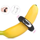 Вибрирующее кольцо для пениса, вибрирующее кольцо для задержки эякуляции, эрекции, секс-игрушки для мужчин, мужское кольцо для задержки эякуляции, зарядка по USB