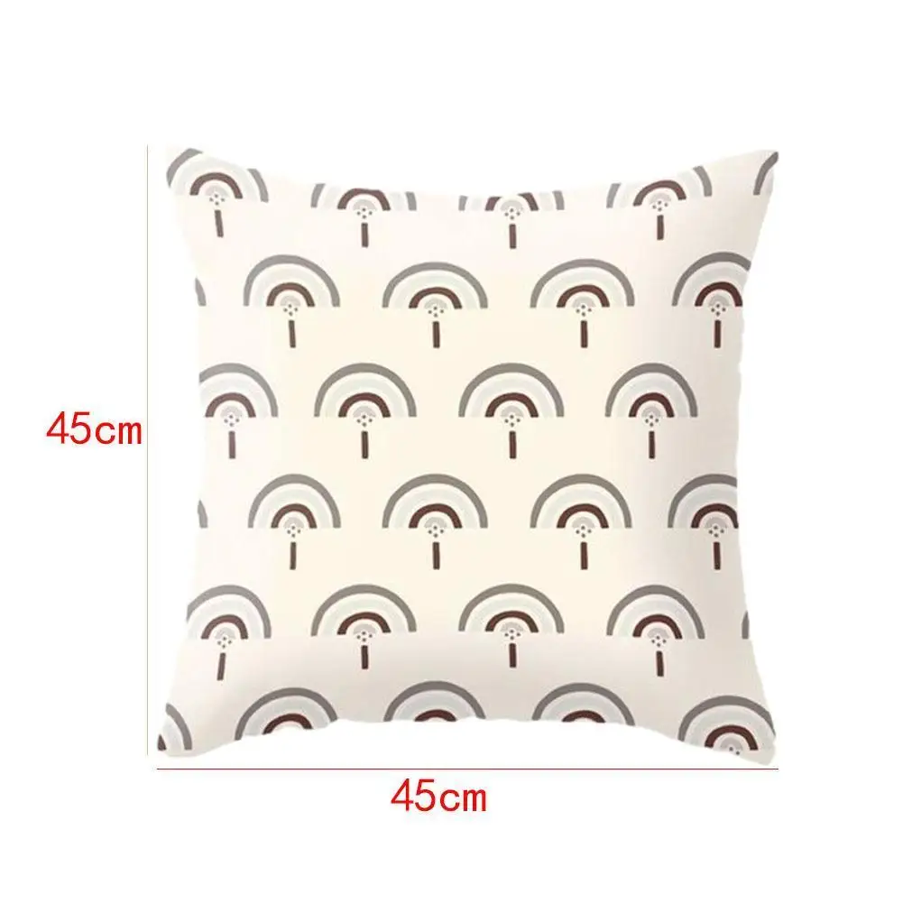 

Fashion Short Plus Throw Pillow Case Mid Century Geometric Pillow Cushion Decorative For Home Sofa Cases Covers Chair Abstr N0S7