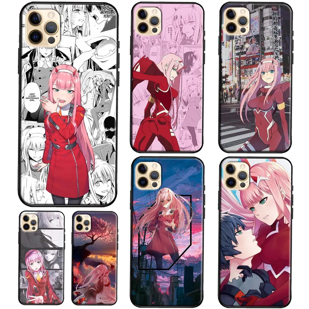 Ноль два Darling в FranXX аниме чехол из термопластичного полиуретана для iPhone 11 Pro Max 12