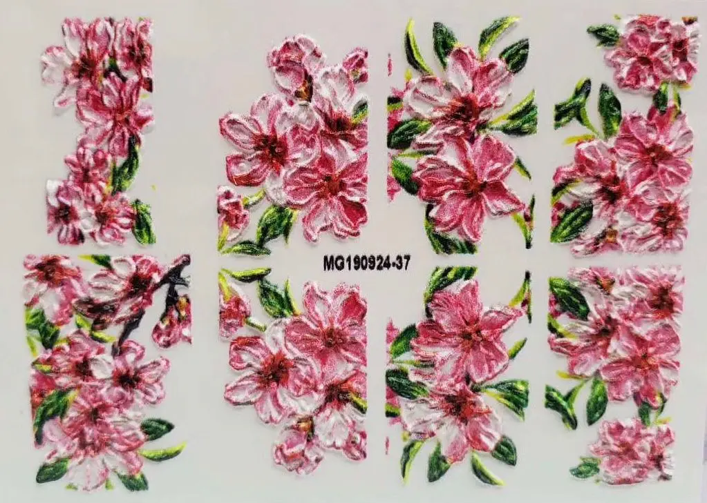 1 шт. 3D акриловые наклейки для ногтей с гравировкой в виде пчелы водные модные