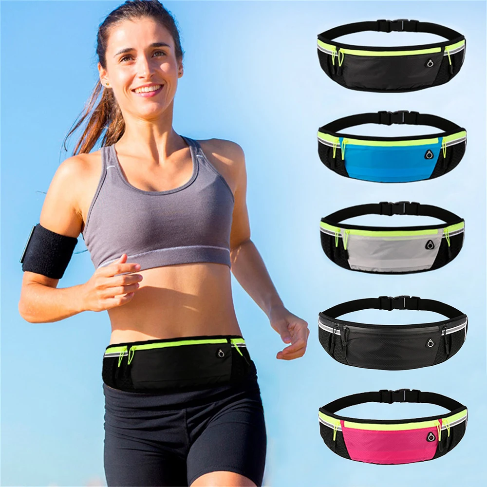 

Waterproof Running Waist Bag Polyester Sports Jogging Portable Outdoor Phone Holder Belt Bag Women Men Fitness Sport Accessories