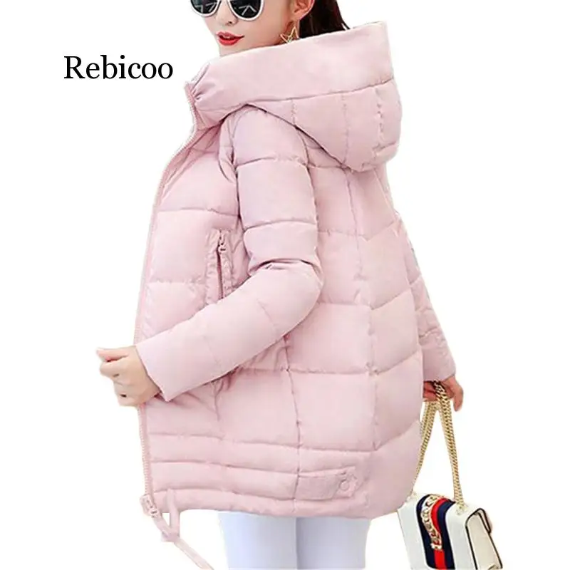 

Женская пуховая куртка с хлопковой подкладкой, парки, зимние куртки, женская теплая пуховая куртка, пальто, Модное Длинное хлопковое пальто ...