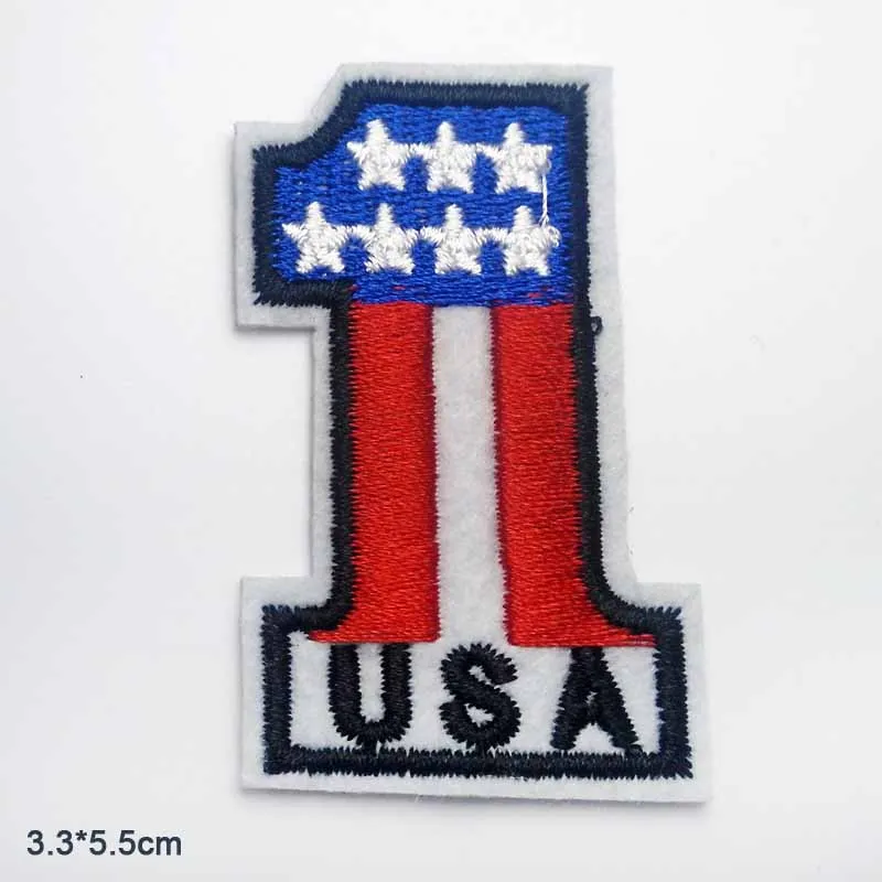 Креативная вышитая нашивка в стиле панк с надписью № 23 для одежды девочек и