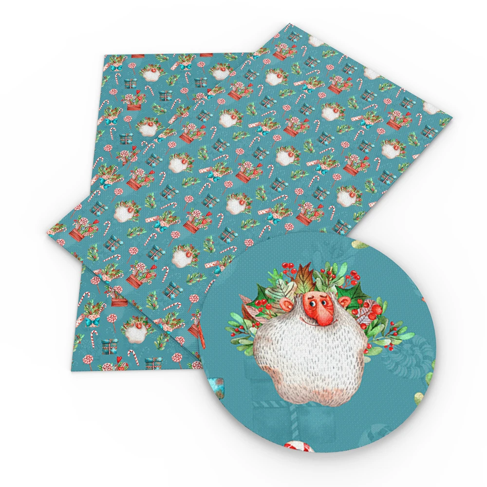 Рождество с изображением Санта Клауса и северных оленей для снежной погоды из