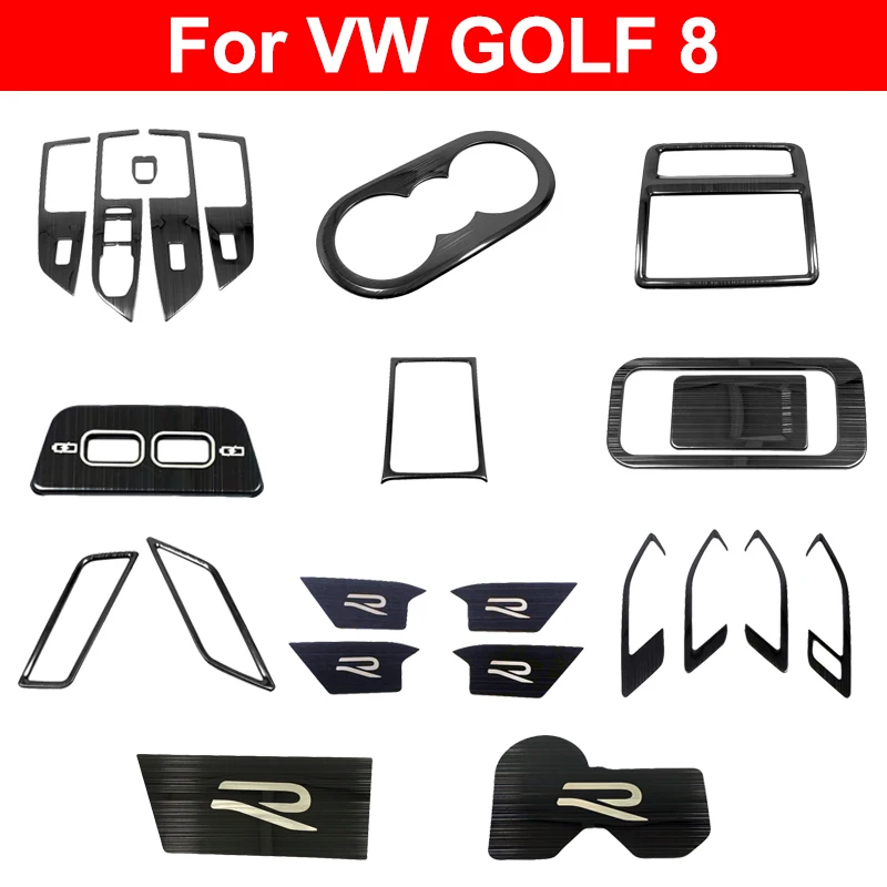 Стайлинг автомобиля для VW GOLG 8 MK8 R внутренняя дверная ручка протектор стакана