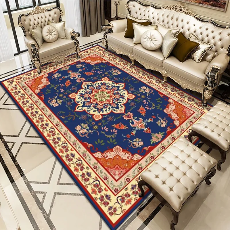 

Morocco Style Carpets For Living Room Home Bedroom Carpet Sofa Coffee Table Bohemia Floor Mat Europe Study Area American Rugs