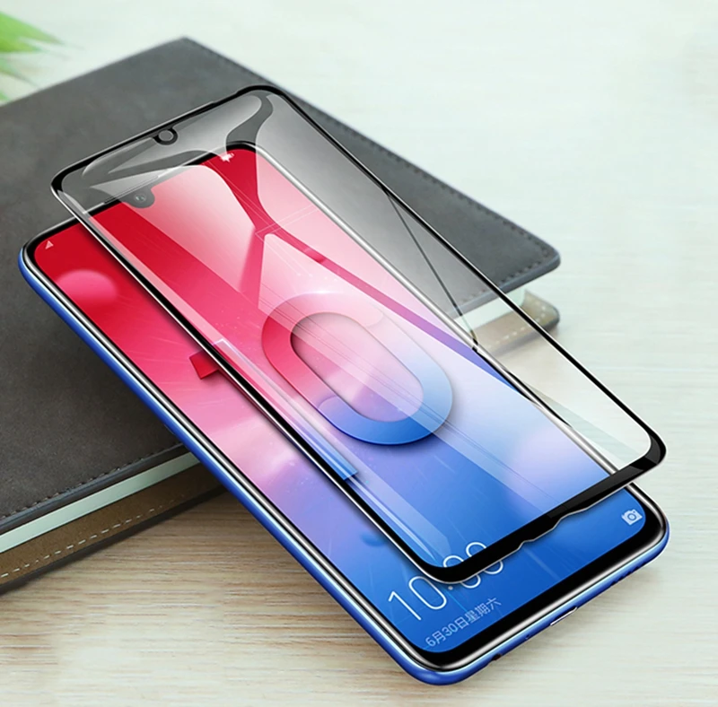 Закаленное стекло для Huawei Honor 10 10i Lite View V10 V полностью клеящееся противоударное