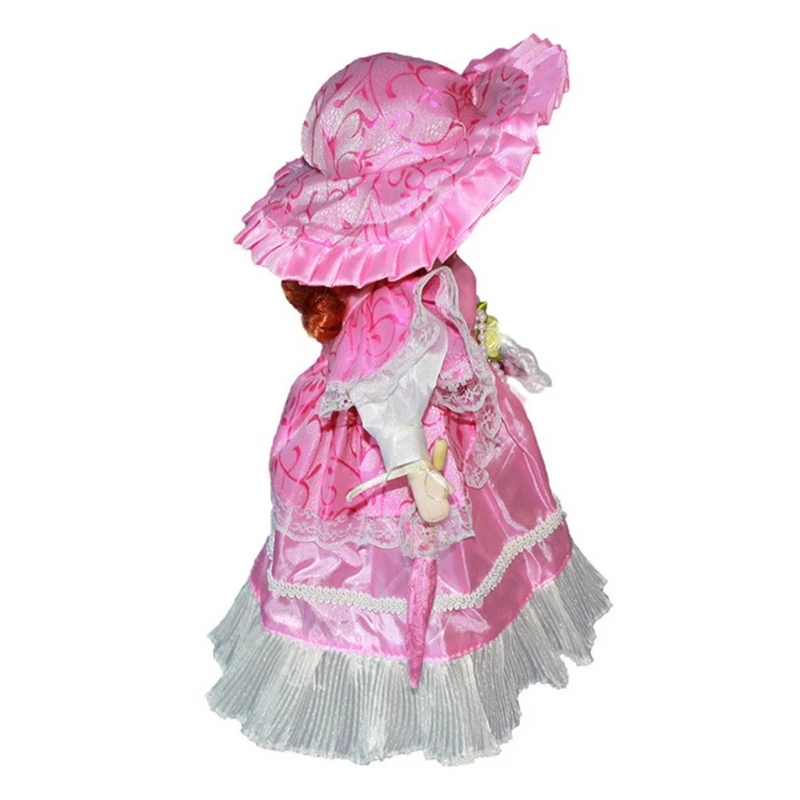 W3JF изящная фарфоровая кукла Классическая Керамическая с париком платьем и