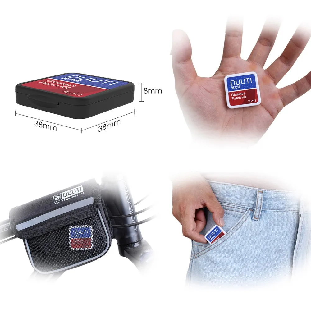 New Style Flat Tire Repair Kit Tool Bike Tire Tube Puncture Repair Patch Kit For Bike Maintenance Repair
