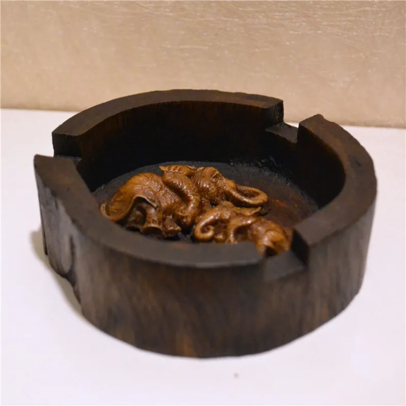 Пепельница деревянная для автомобиля Юго-Восточной Азии | Дом и сад