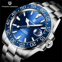 2020 new 40mm pagani design top brand men automatic mechanical wristwatch sapphire glass stainless steel men watche reloj hombre