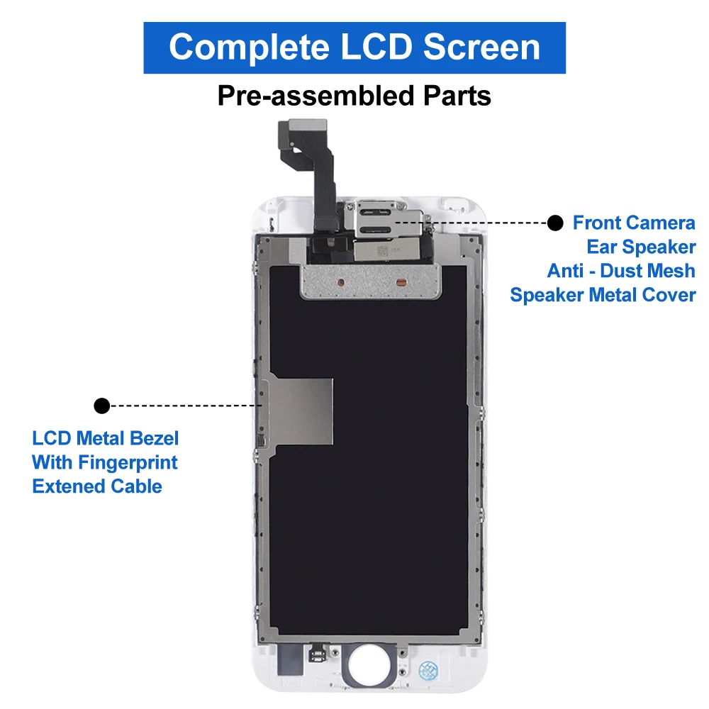 

Digitizer Full Display Assembly LCD for iPhone 6s AAA Quality LCD Touch Screen for iPhone 6s No Dead Pixel Screen Replacement