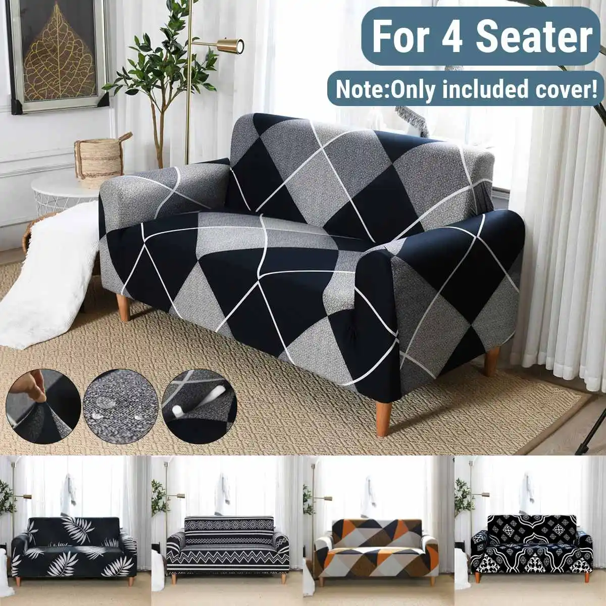 

Печатный Универсальный Эластичный чехол для дивана все включено Нескользящая чехлов украшения дома диван протектор/чехол для подушки наво...