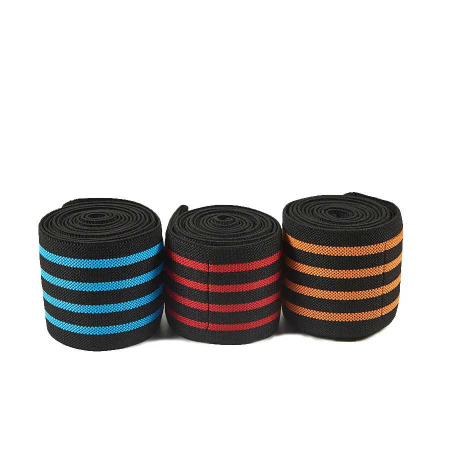 

Sports Color Bandage Compression Knee Pad Running Squat Basketball Gym Winding Strap