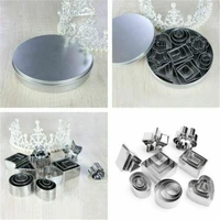 stainless steel baking tools for cakes mold fondant cookie cutter frame pastry and bakery accessories kitchen tools