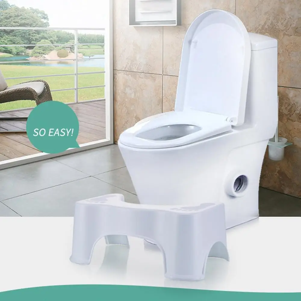 

Foldable Squatting Stool Bathroom Shower Seat Toilet Foot Stool Non-Slip Toilet Footstool Anti Constipation Stools