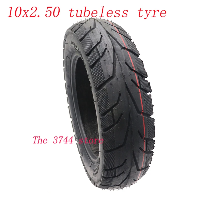 

10x2.50 Tubeless Tyre 10*2.50 60/80-6 for 10 inch Electric Scooter Vacuum Explosion-proof Thickening Tires Advanced Tyres