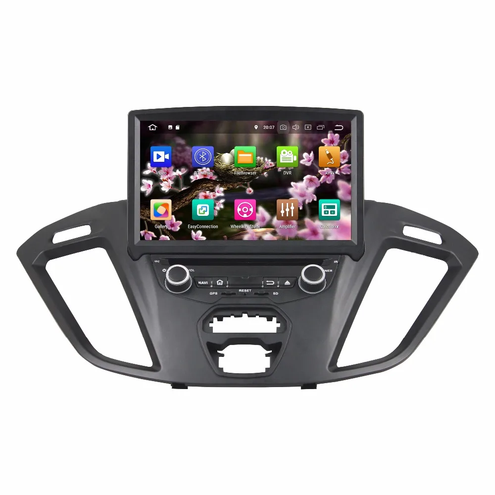 8 &quot1 Din ядер Android 9 0 автомобильное радио для Ford Transit Custom 2016 dvd плеер 1024*600