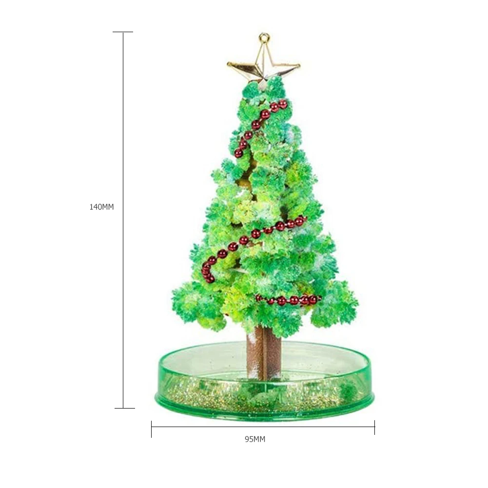 

Magic Growing Crystal Christmas Tree Xmas Decoration Toy for Kids Children Gift Christmas Stocking Filler