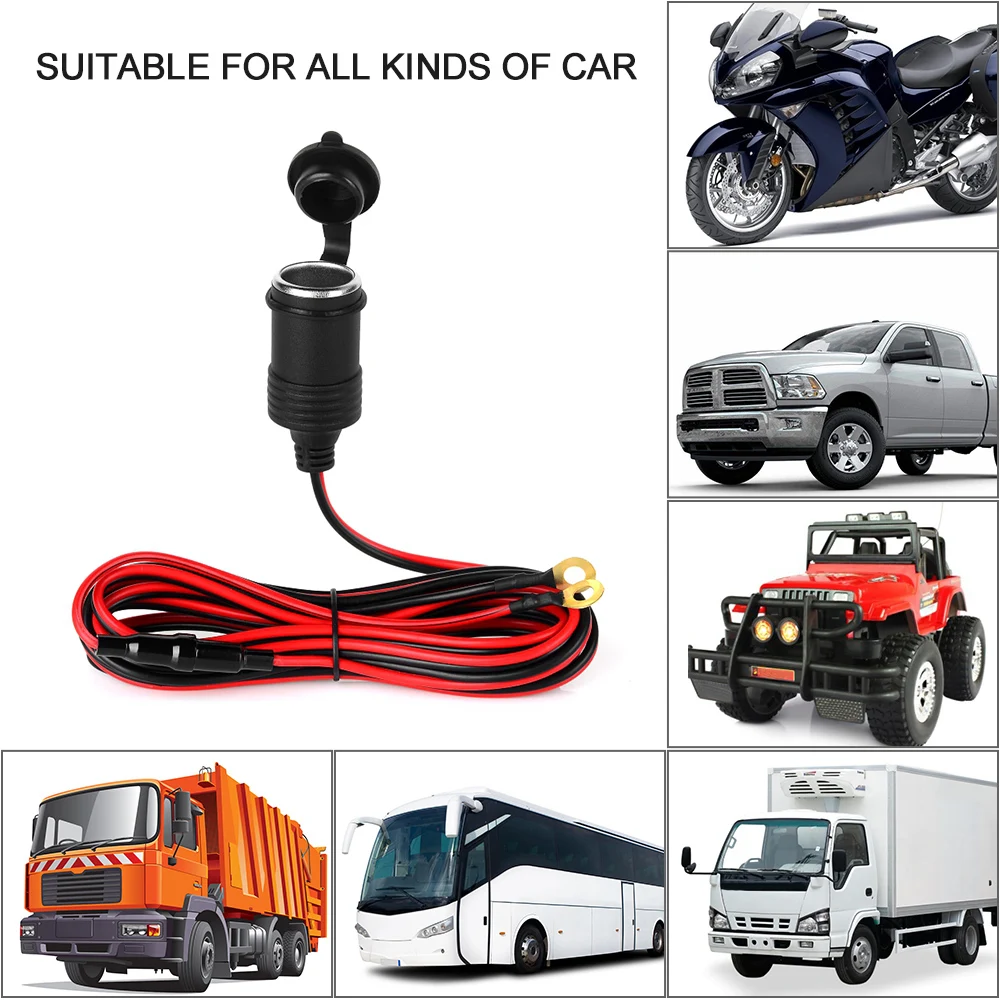 Автомобильный прикуриватель 12 В гнездовая вилка Расширительная розетка с