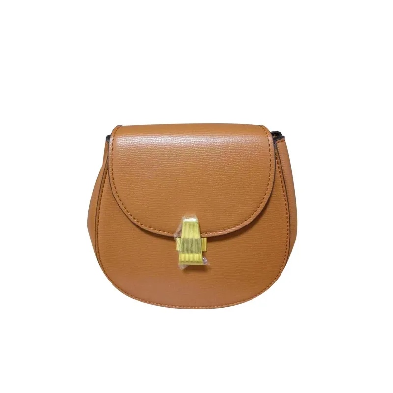 

Fashion Half Moon Saddle Bags Women Preppy Style Shoulder Crossbody Mini Bag Solid Color Ladies Pu Leather Small Waist Bags