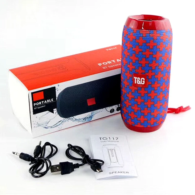 

GZKZLIA Portable Wireless Speaker Bluetooth 5.0 1200MA Sport Subwoofer Mini Column Music Player Waterproof Outdoor Soundbar B01