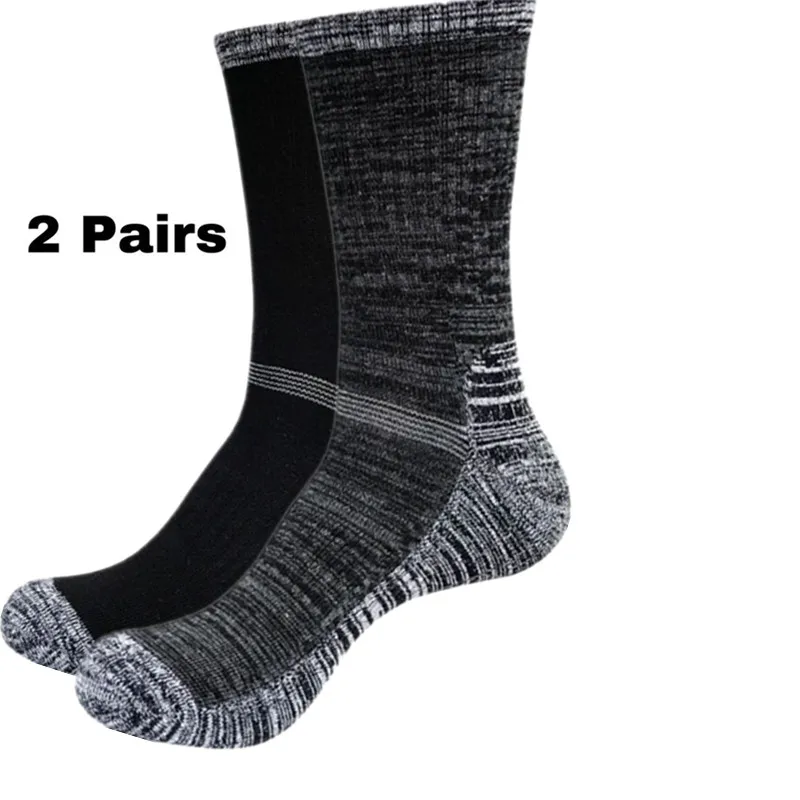 

2 Pairs/Lot Winter Sport Socks Thick Towel Basketball Socks Thicken Thermal Wool Pile Cashmere Seamless Boots Sleeping Socks