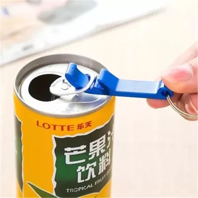 Открывалка для банок брелок кольцо алюминиевый Портативный консервный нож