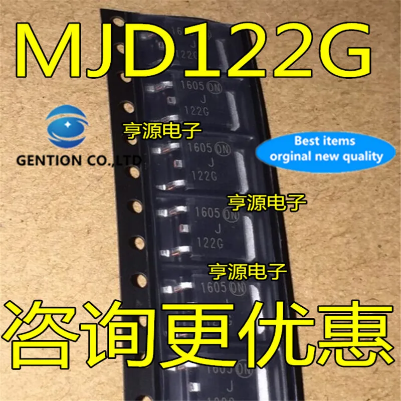 

30 шт. MJD122G 122G NPN TO-252 MJD122 в наличии 100% новый и оригинальный