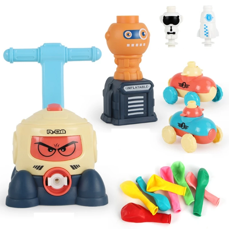 

Balloon Powered Car Balloon Racing Pneumatic Car Stick Toy Party Supplies