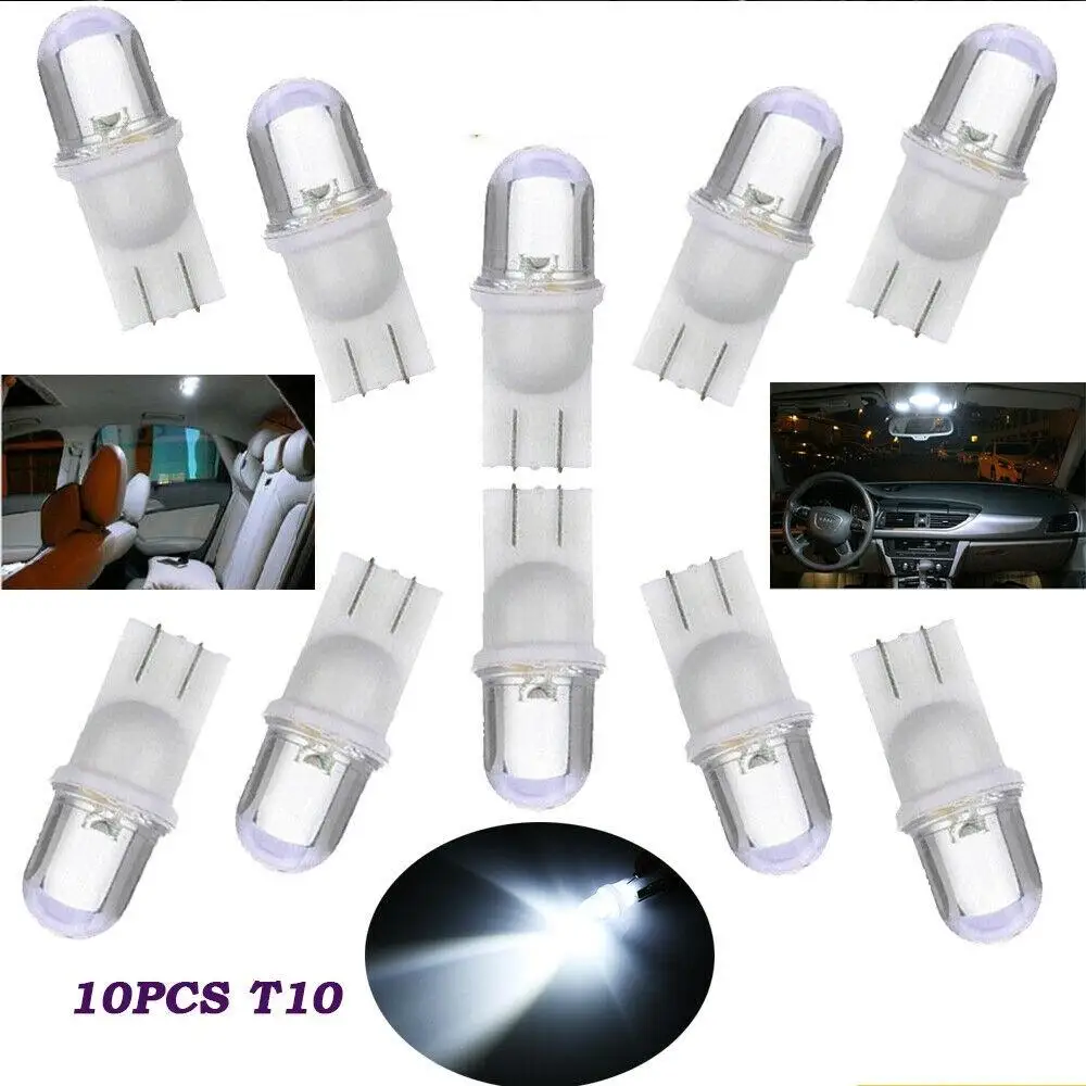 

Светодиодные лампы T10 Canbus W5W, 12 В, 6000 К, 10 шт.