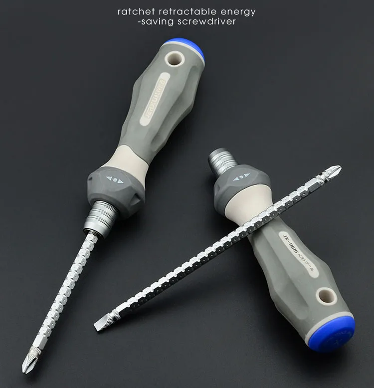 JERXUN H6/6*160 мм двойного назначения настраиваемая отвертка крестообразная Phillips-Трещотка отвертки Магнитная отвертка CR-V отвертка