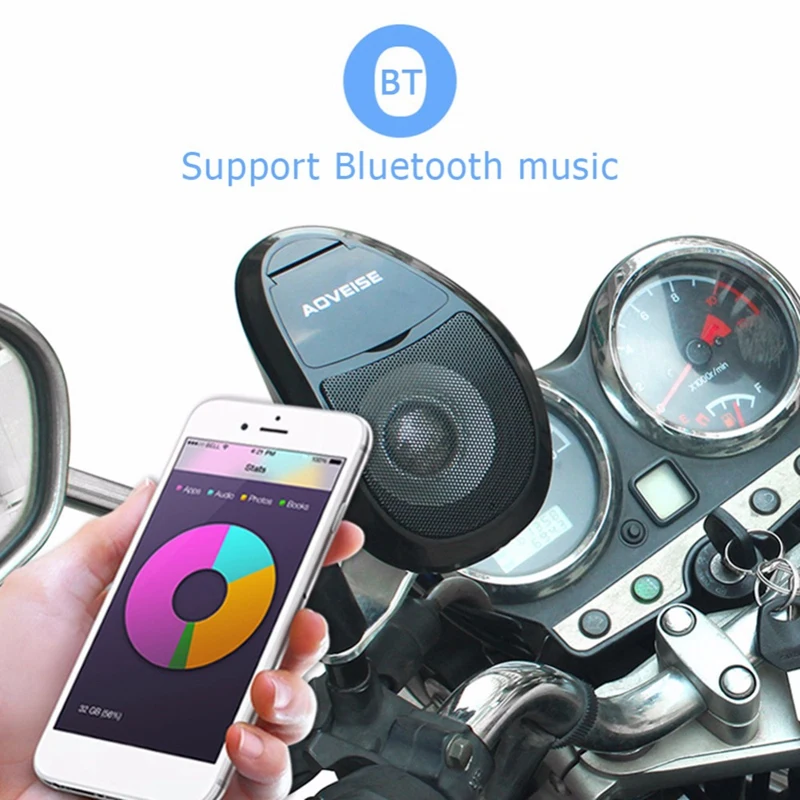AOVEISE Mt493 Bluetooth устойчивый к атмосферным воздействиям динамик и усилитель звуковой