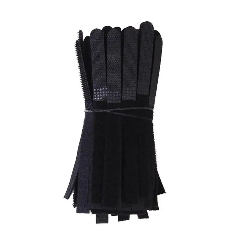 100 шт. многоразовые нейлоновые крючок петля шнур кабель для наушников Галстуки