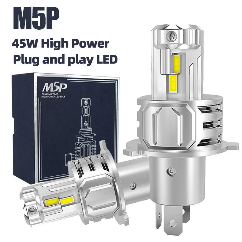 DAWNKNIGHT M5P H4 H11 Светодиодная лампа мини размер Plug And Play H7 9005 H3B 9006 H8 светодиодные