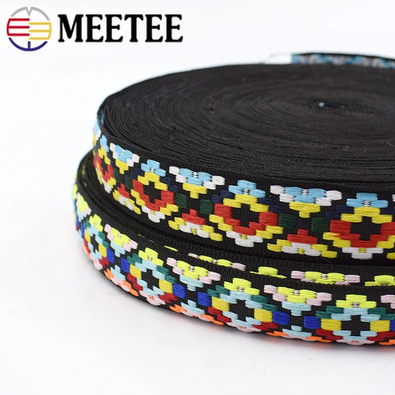 Meetee 10 метров Этническая Вышивка Кружева тесьма одежда обувь ленты аксессуары DIY