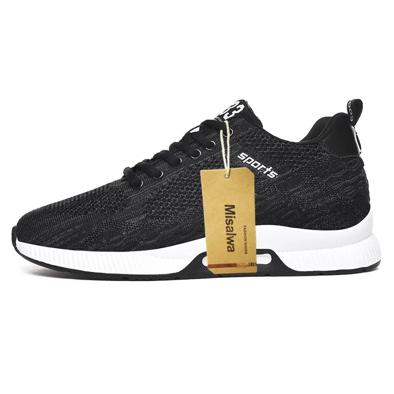 Misalwa Men Elevator Shoes Invisible Height Increasing Spring Summer Casual Sneaker Soft Breathable Young | Обувь