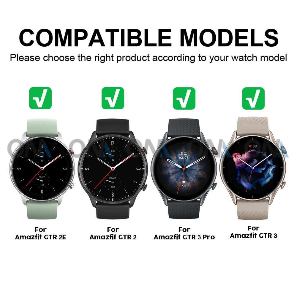 5D защитная пленка из мягкого стекла для Huami Amazfit GTR3 GTR-3 GTR 3 Pro 2 2E Smart Watch Full Cover HD