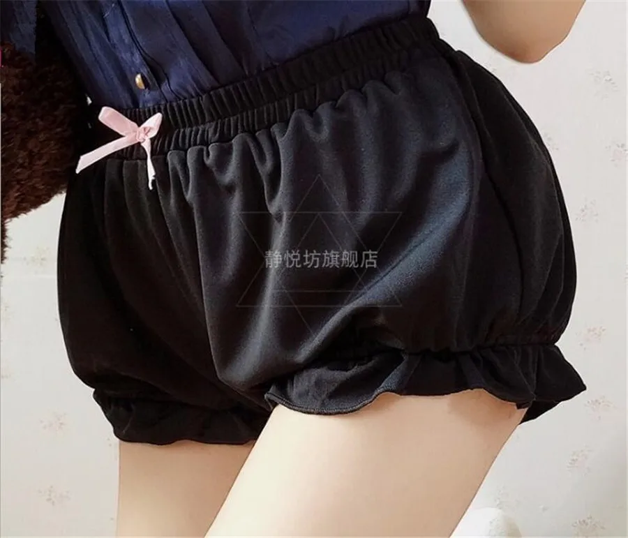 Милые штаны с тыквой Штаны цветочным рисунком и фонариками Японские шорты в