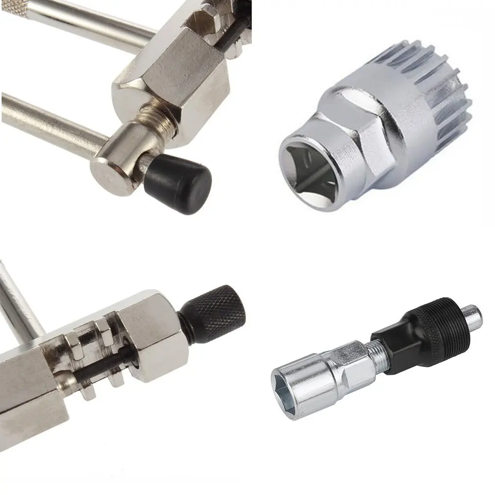 

4pcs Bicycle Repair Tool Set Chain Crank Wheel Extractor Pedal Remover Bicycle Repair Tool Tire Puncture Countermeasures