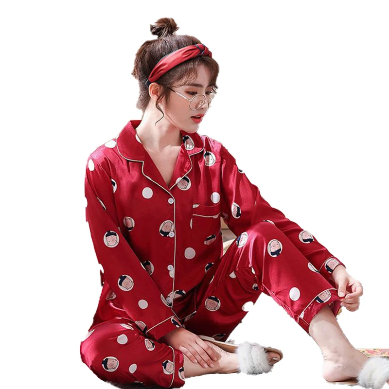 Пижамы для пар модель из шелка и полиэстера Повседневная Удобная дышащая рубашка