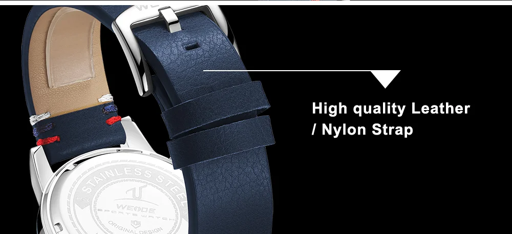 WEIDE Роскошные мужские часы европейские кожаные мужские часы высококачественные водонепроницаемые мужские часы Relogio Masculino спортивные цифровые часы с цифрами и датой