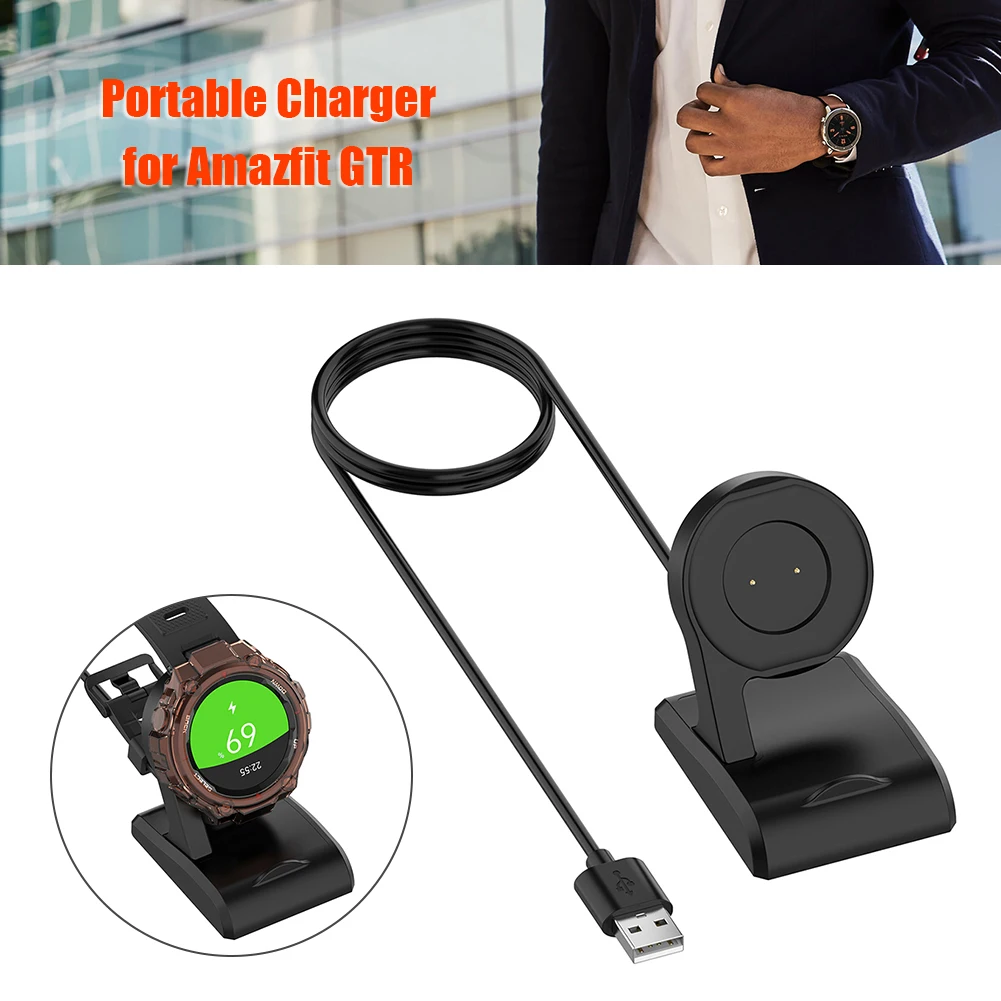 

Charger Cable for Amazfit T-Rex A1918 GTR 42mm 47mm GTS Smartwatch USB Charging Adapter Cord USB Charger Wire Accessories