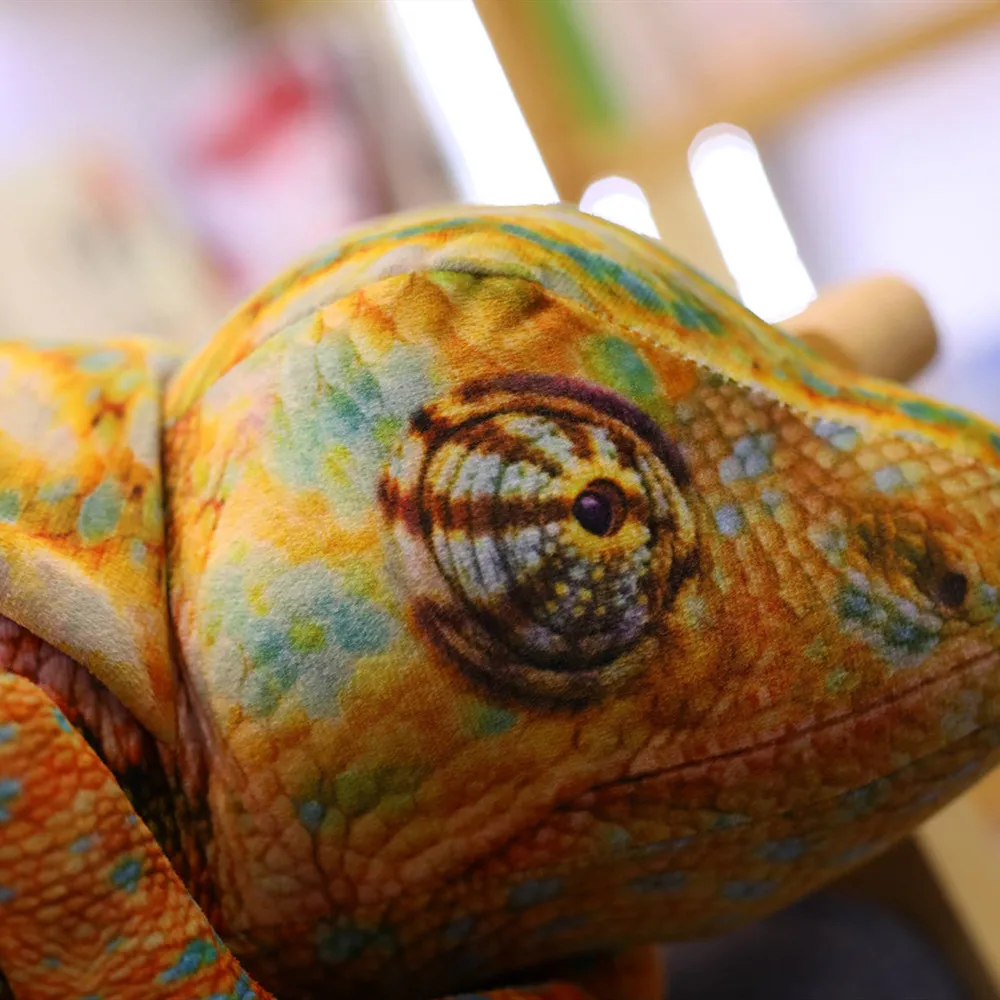 Simulation Dinosaur Plush Toy Stuffed Lifelike Lizard chameleon Pillows Boys Children Birthday Gifts Big Funny |