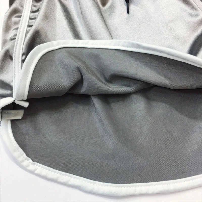 Шорты женские свободного покроя для фитнеса и тренировок в стиле пэчворк