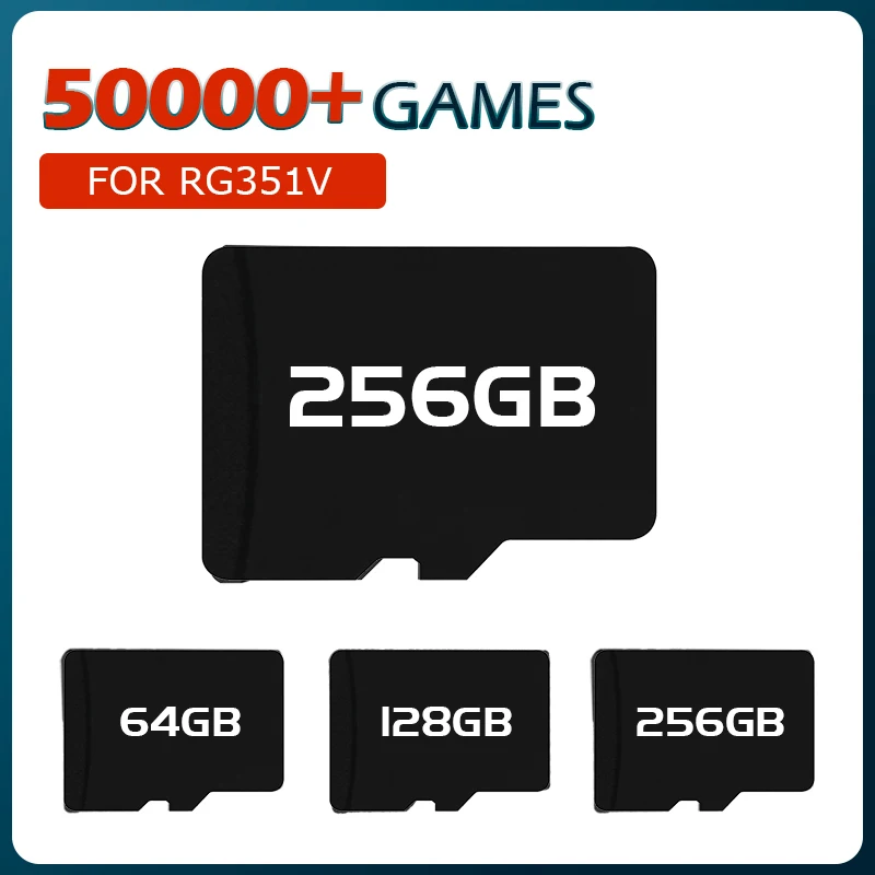 RG351V Game Card Used For RG351V Retro Game Console Built-in 50000/41000/33000 Retro Classic Games For PSP/PS1/NDS/N64/DC images - 6